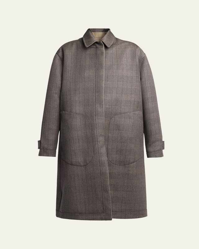 Palomar Check Reversible Coat